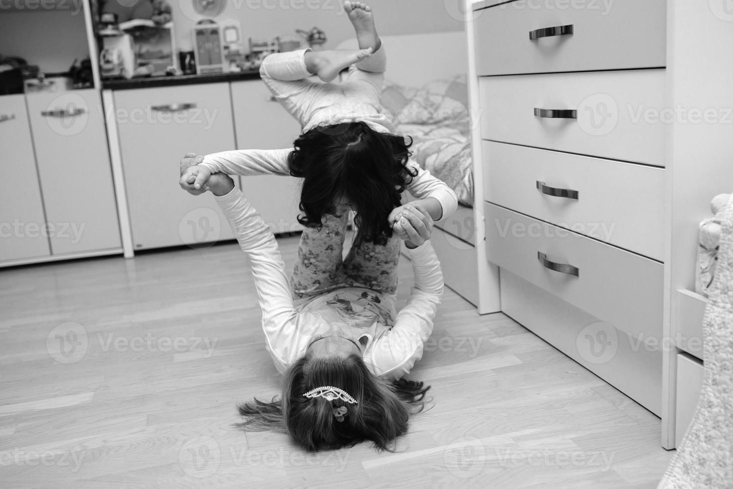 Children playing indoors photo