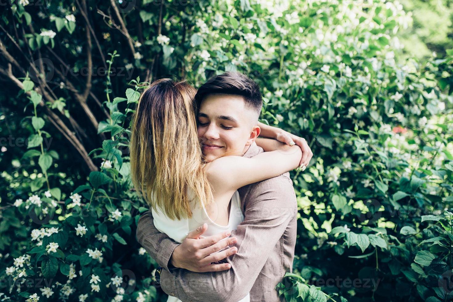 Couple portrait view photo