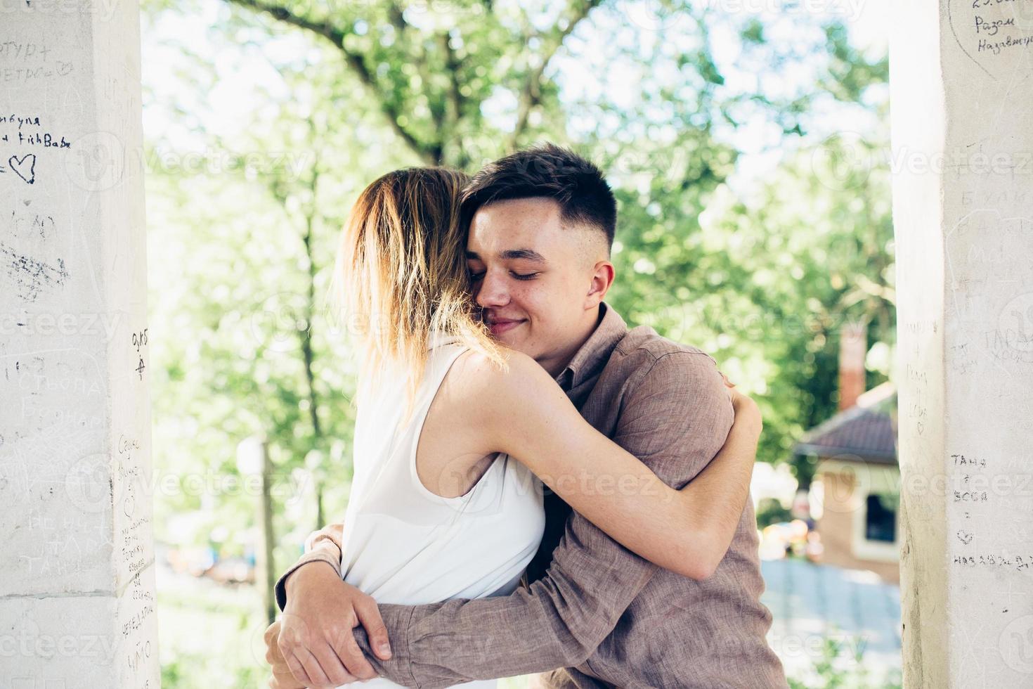 Couple together portrait photo