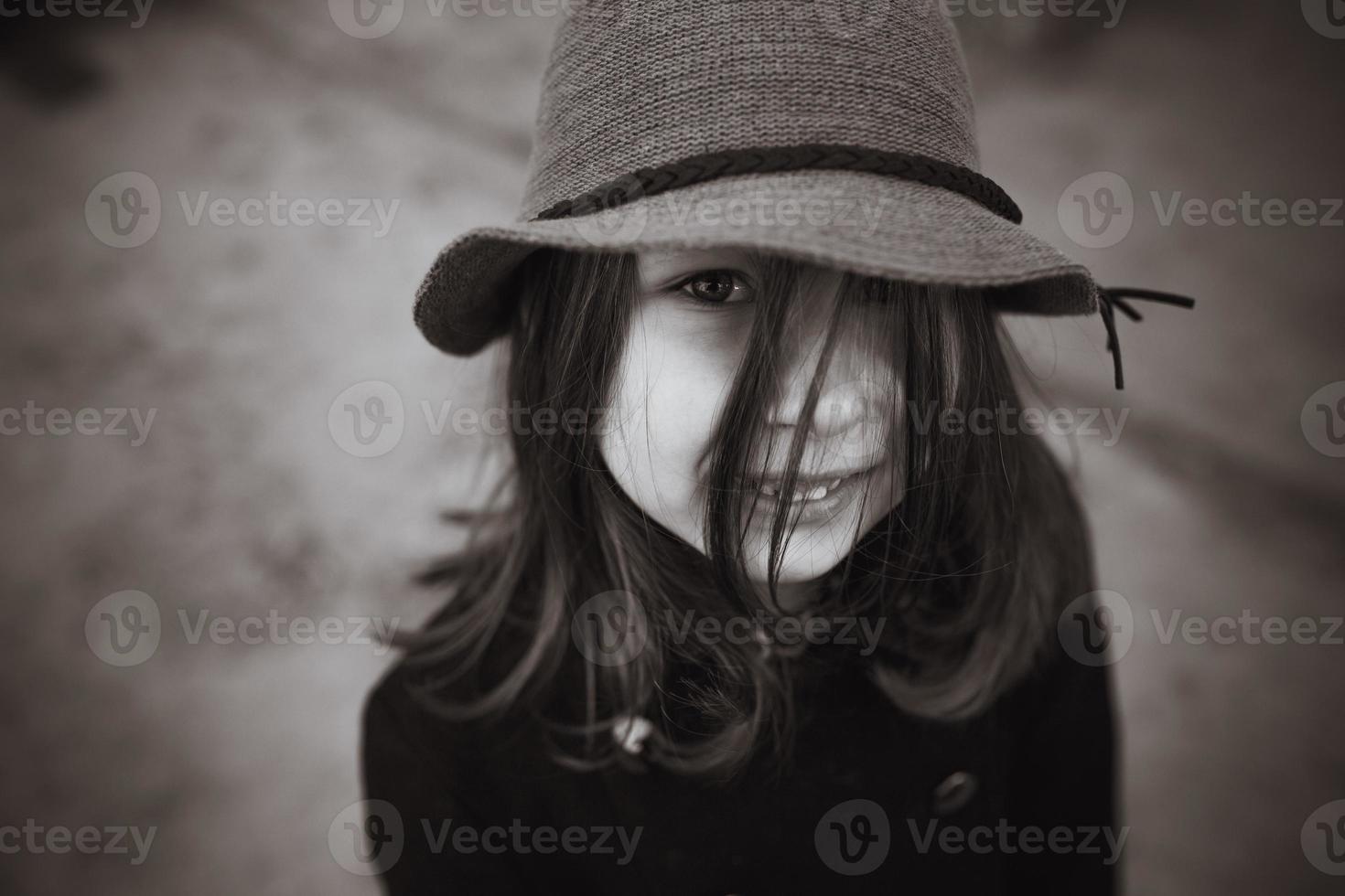 Girl outdoor portrait photo