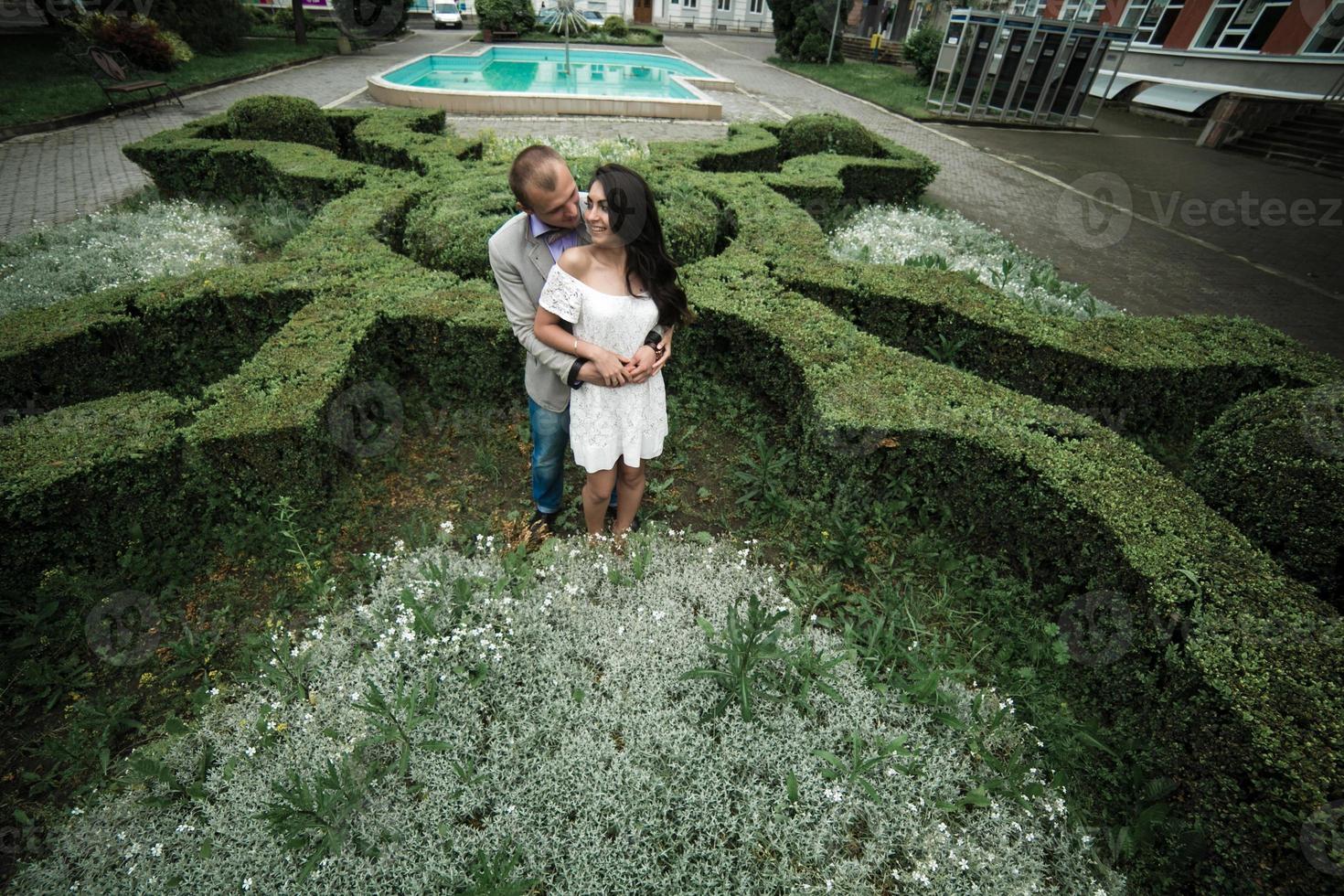 Couple together portrait photo