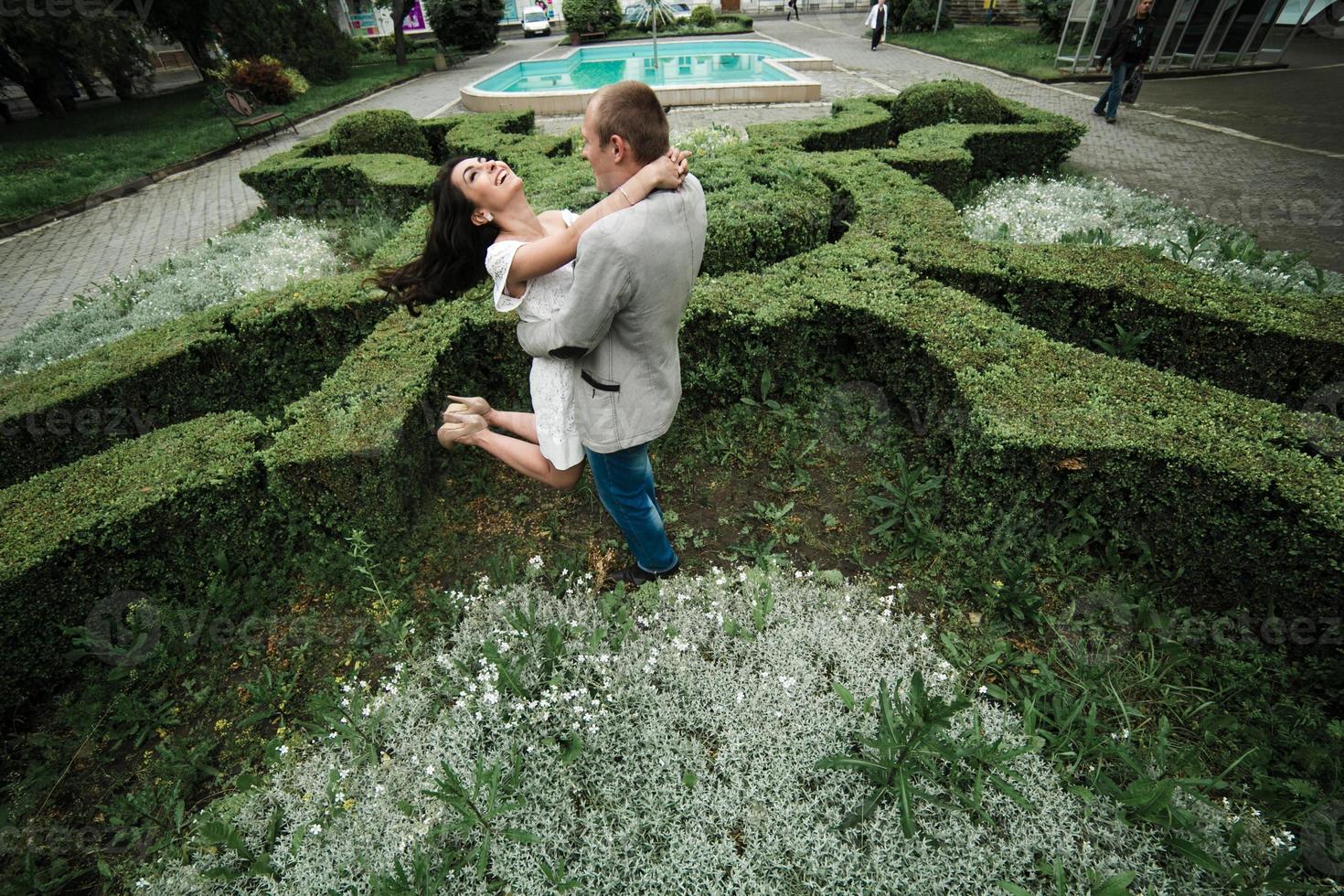 Couple together portrait photo