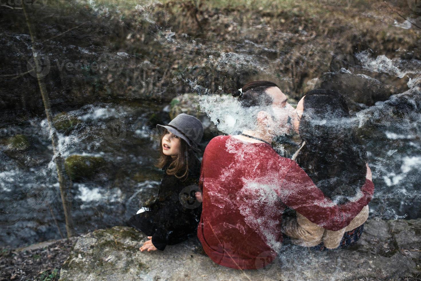 Couple outdoor portrait photo