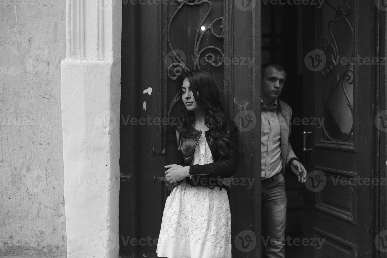 Couple outdoor portrait photo