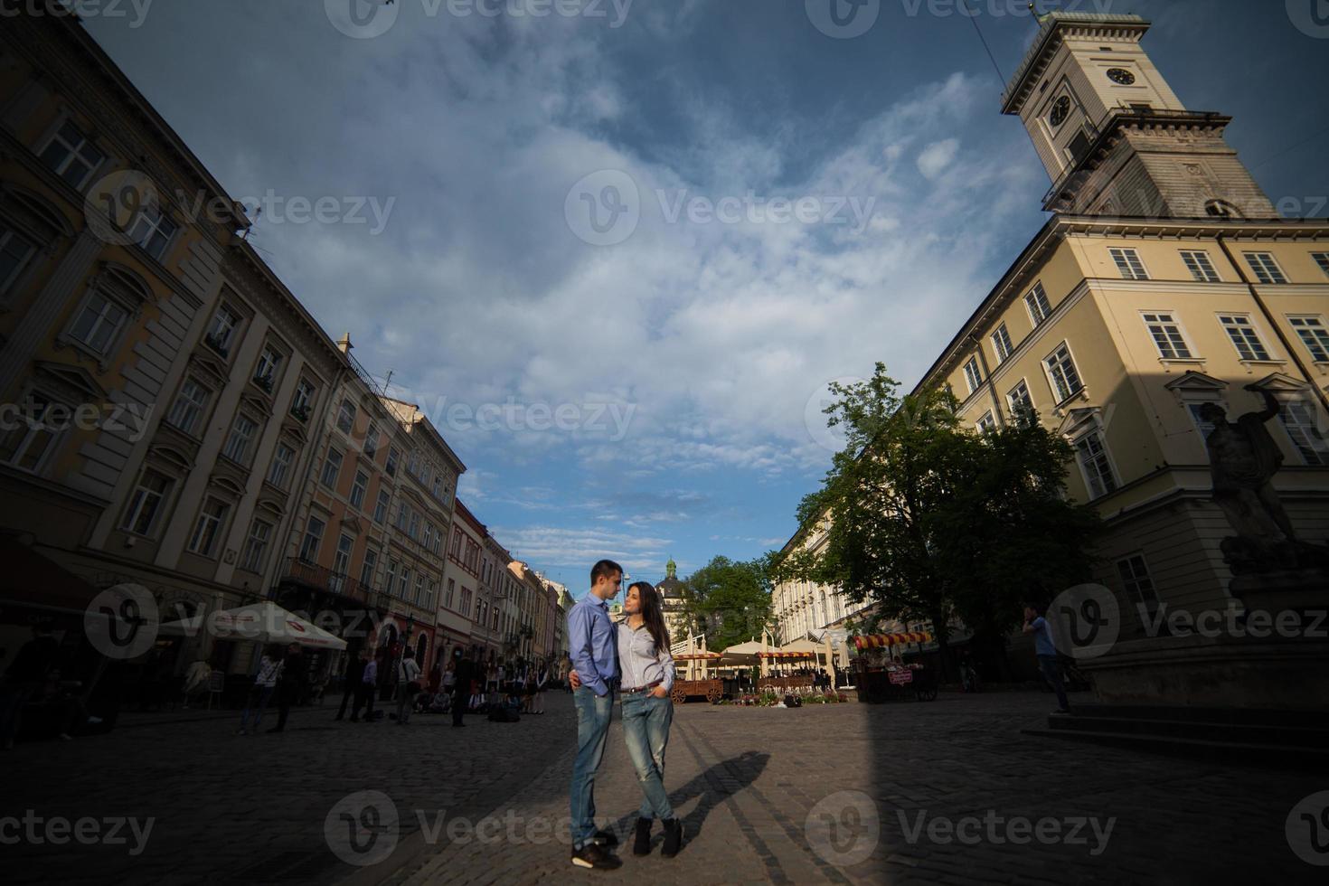 Couple together portrait photo