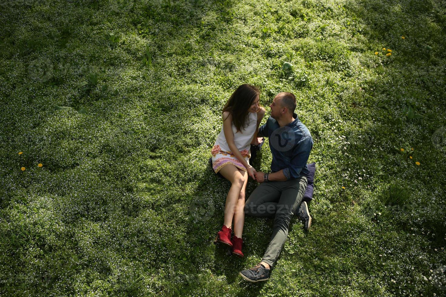 Couple together portrait photo