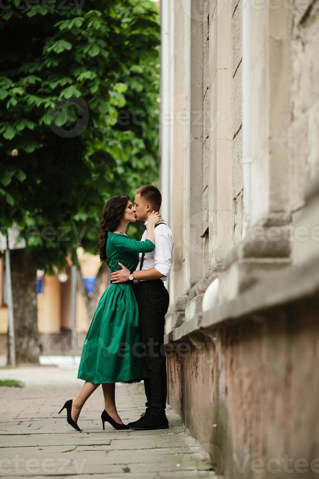 Couple together portrait photo