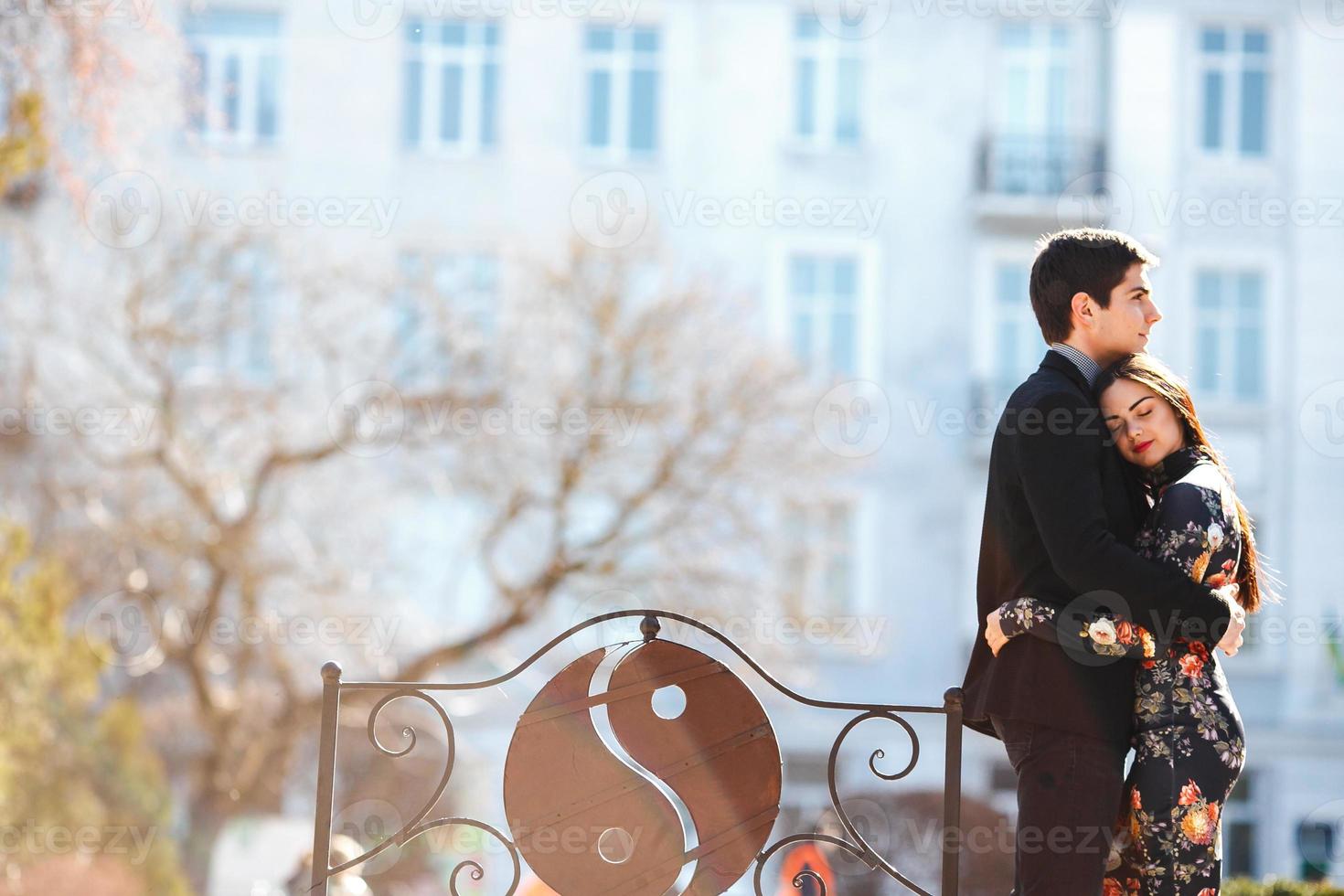 Couple together portrait photo