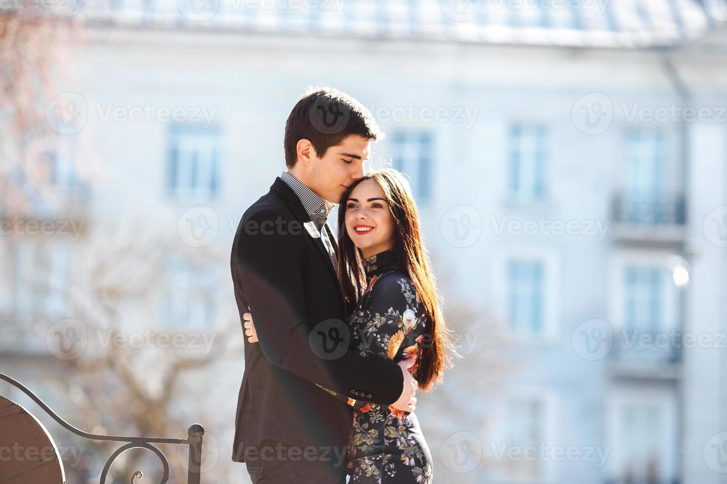 Couple together portrait photo