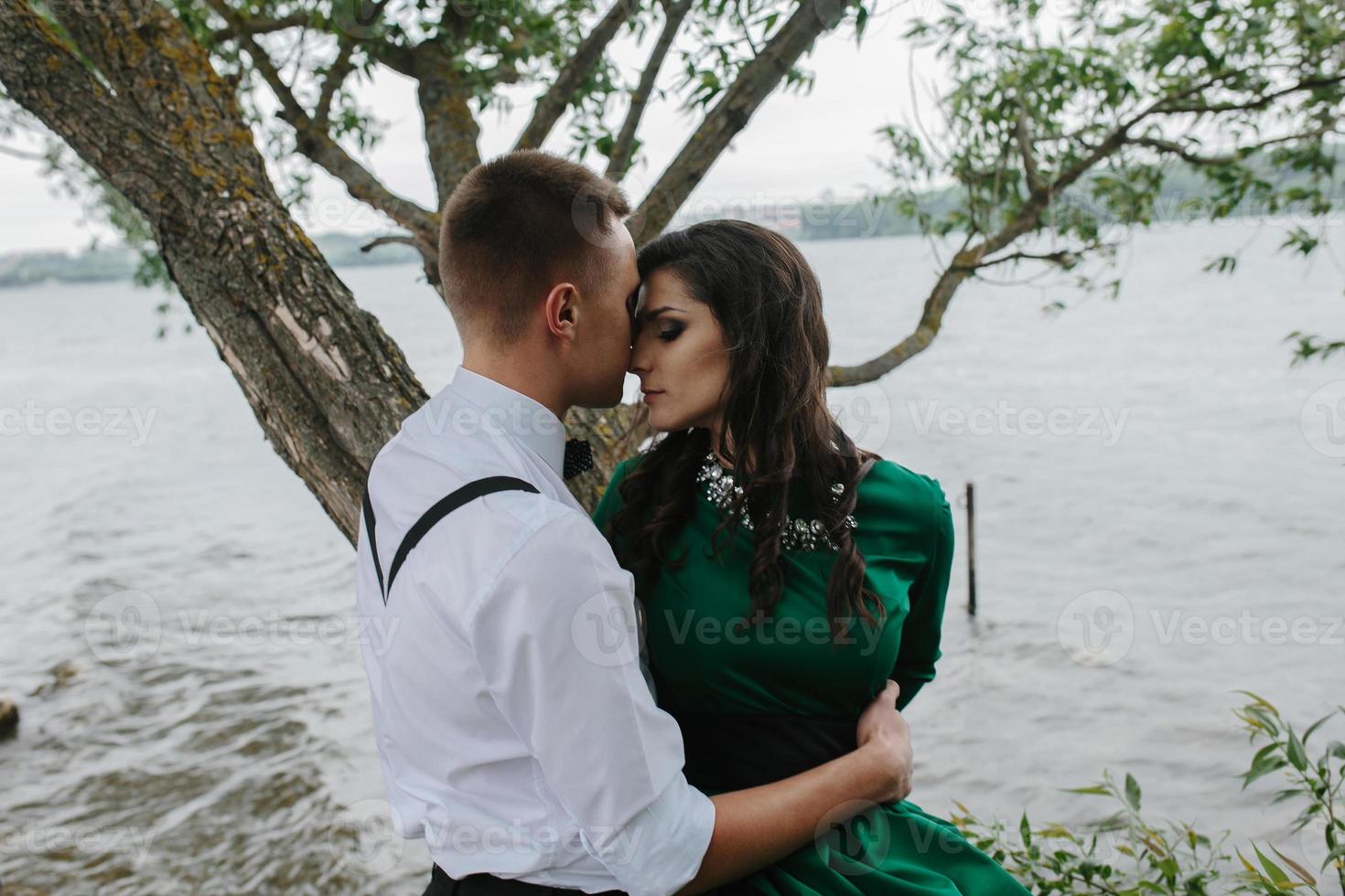 Couple together portrait photo