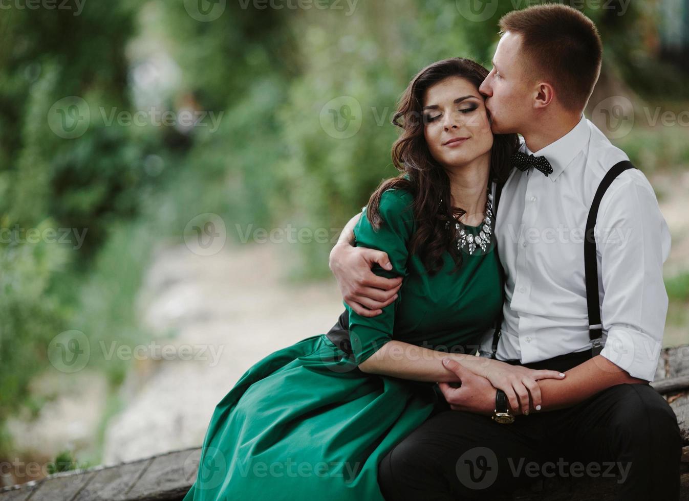 Couple together portrait photo