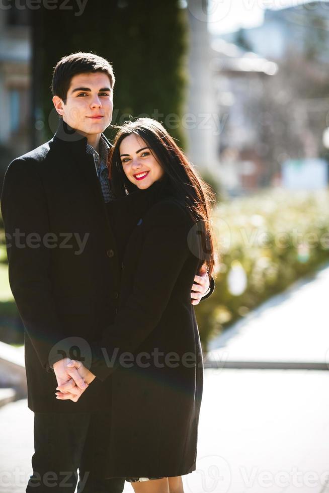 Couple together portrait photo