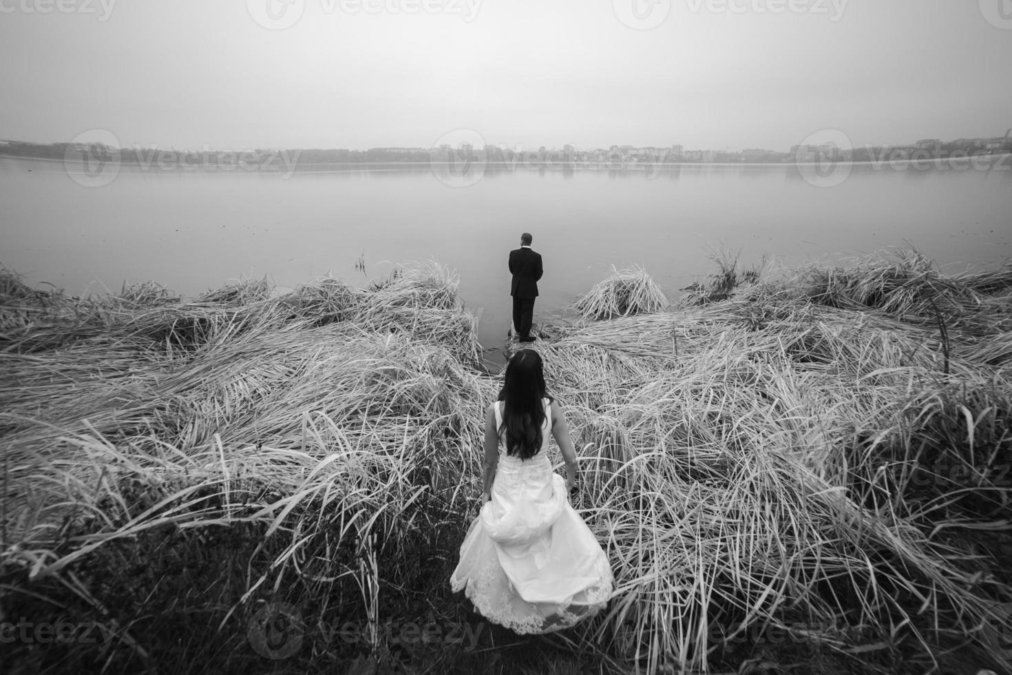 Outdoor couple portrait photo