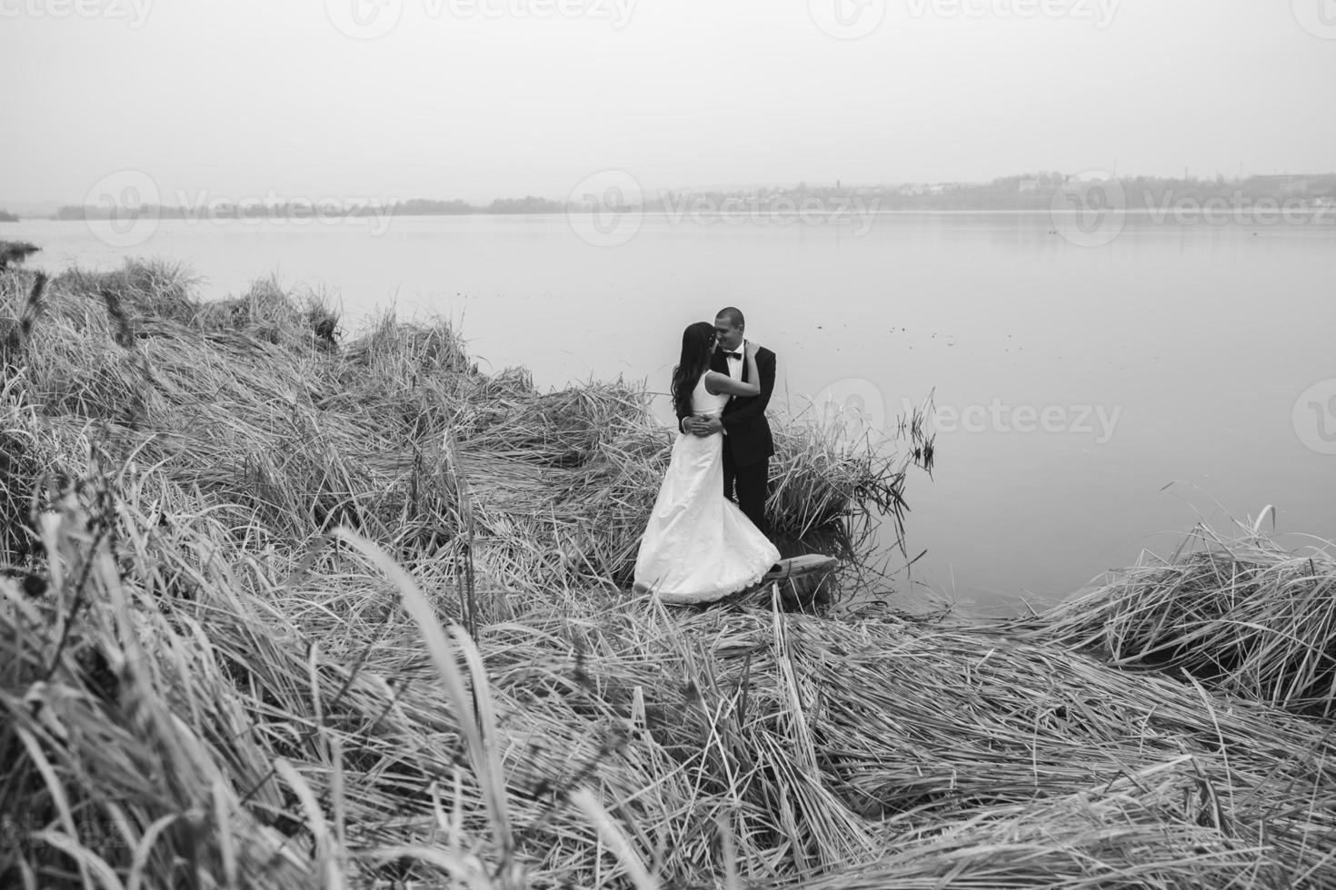 Outdoor couple portrait photo