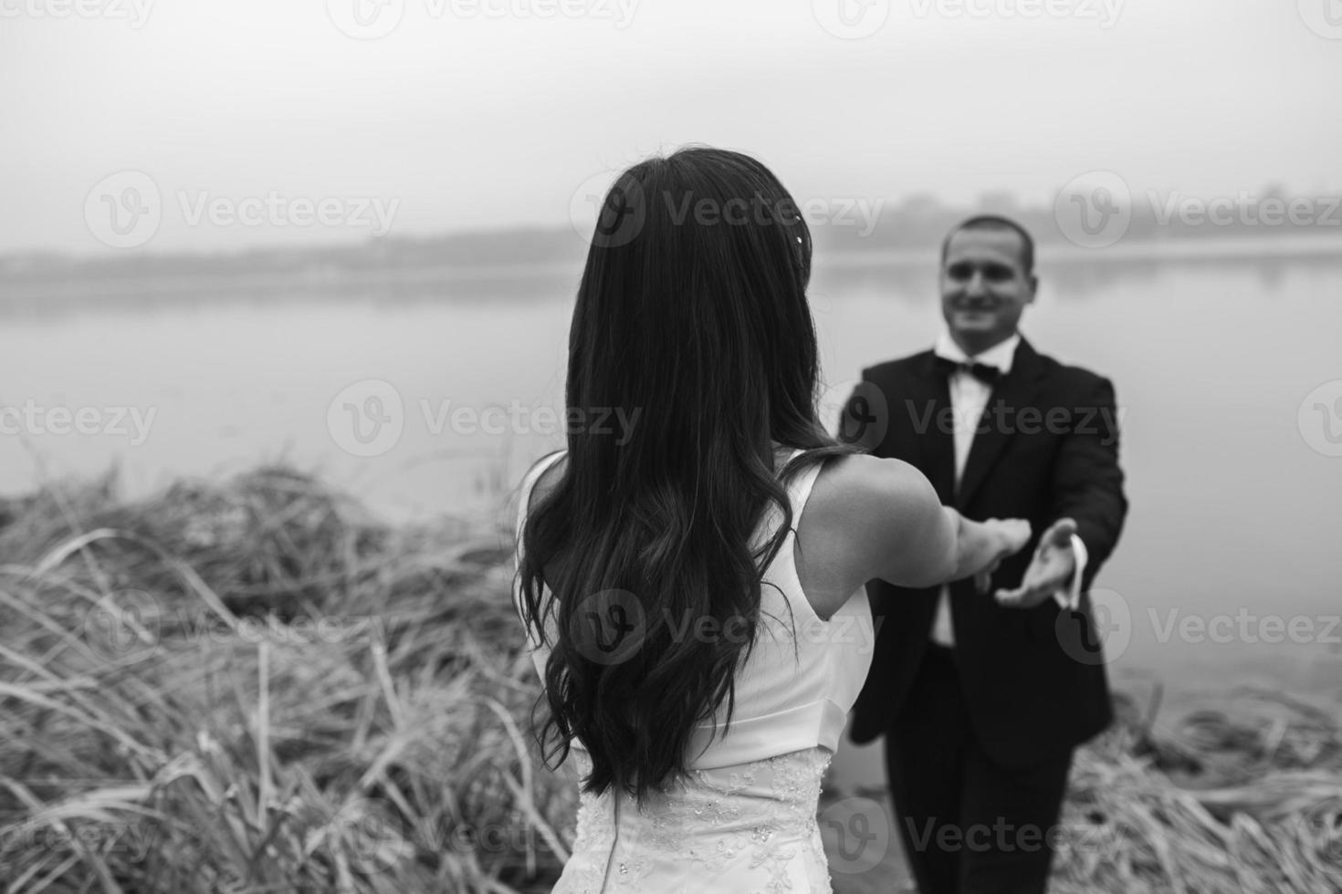 Outdoor couple portrait photo