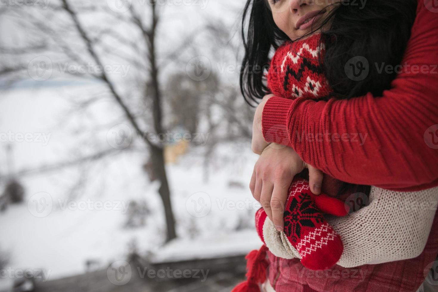 Outdoor couple portrait photo