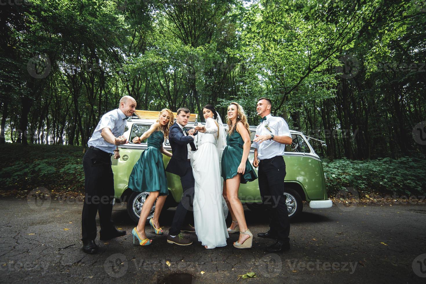 Bridal party view photo