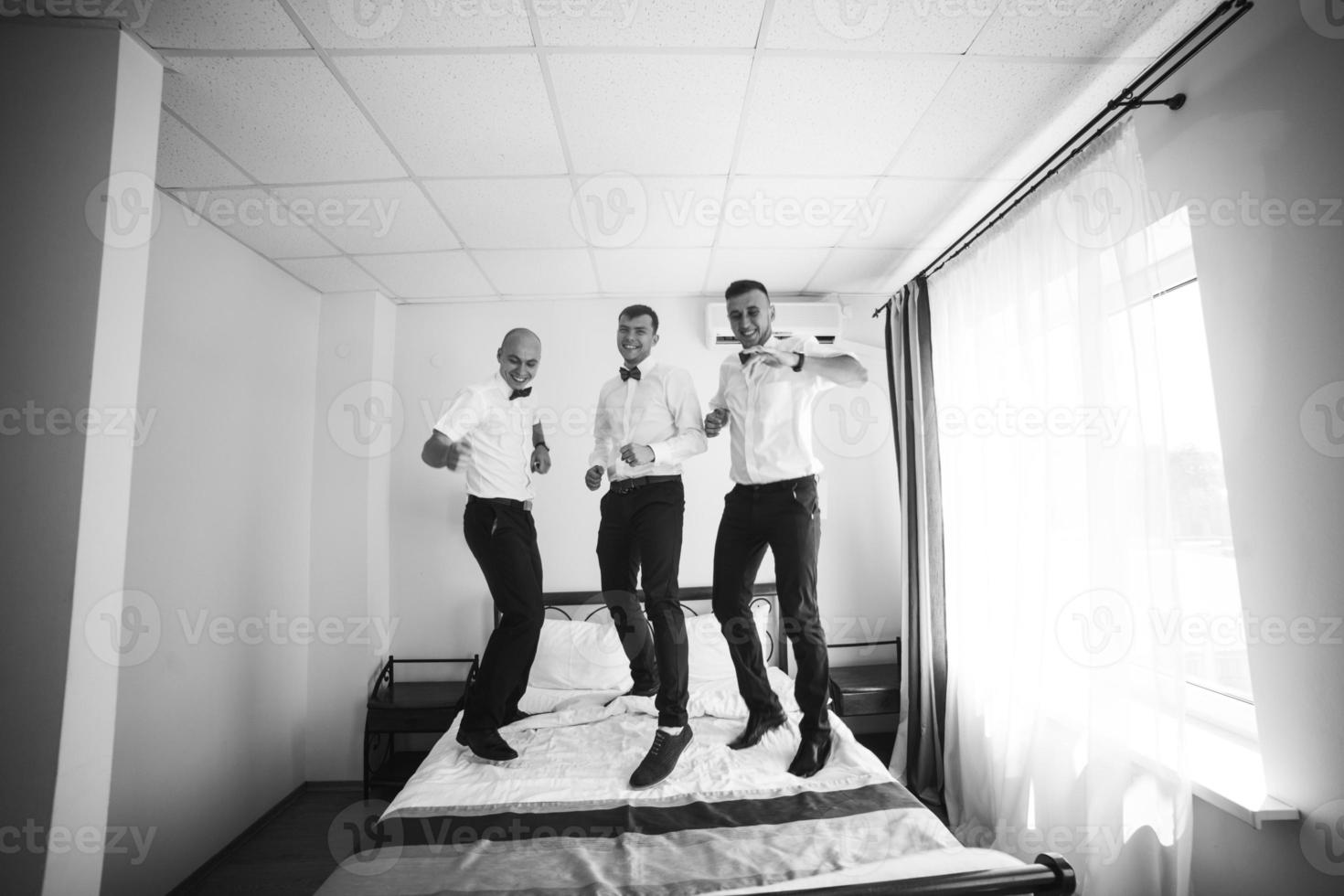 Groom portrait view photo