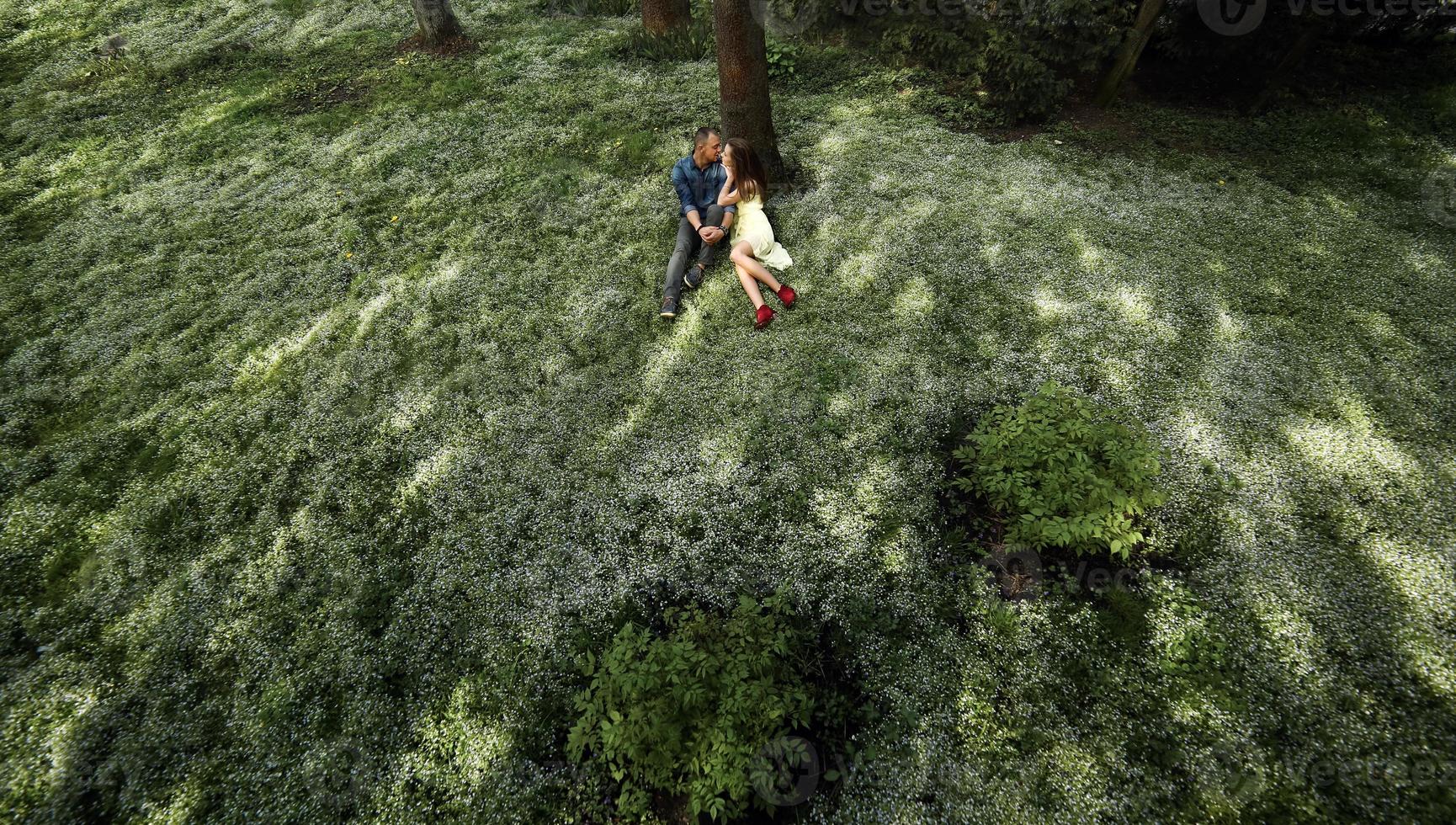 Couple together view photo