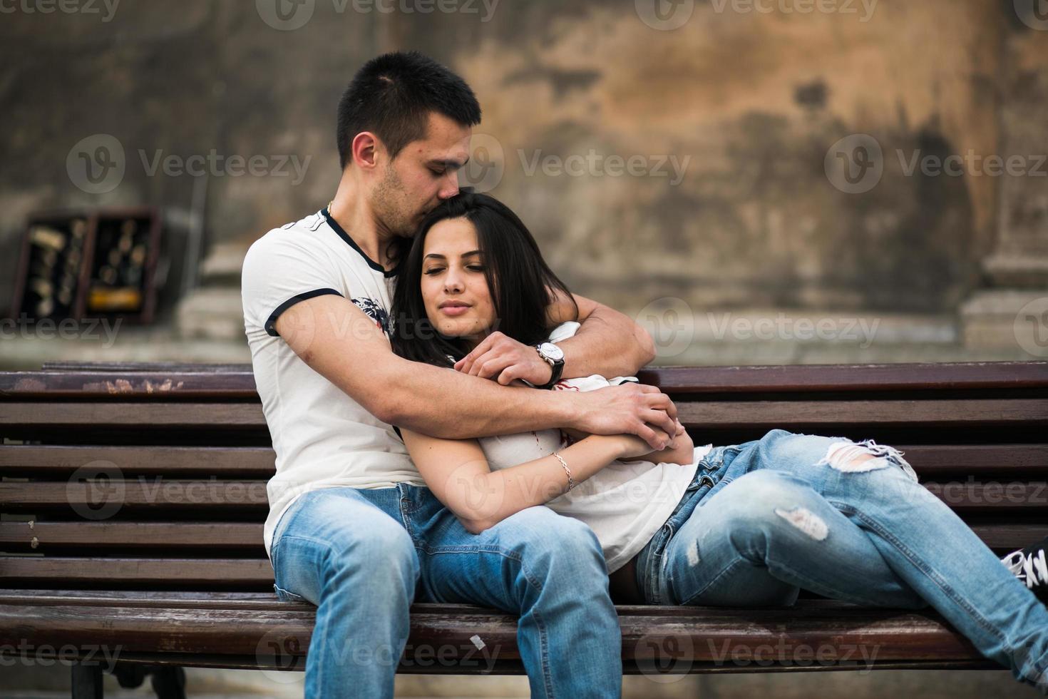 Couple together view photo