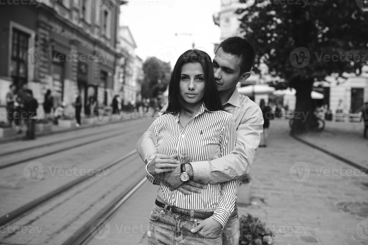 Couple together view photo