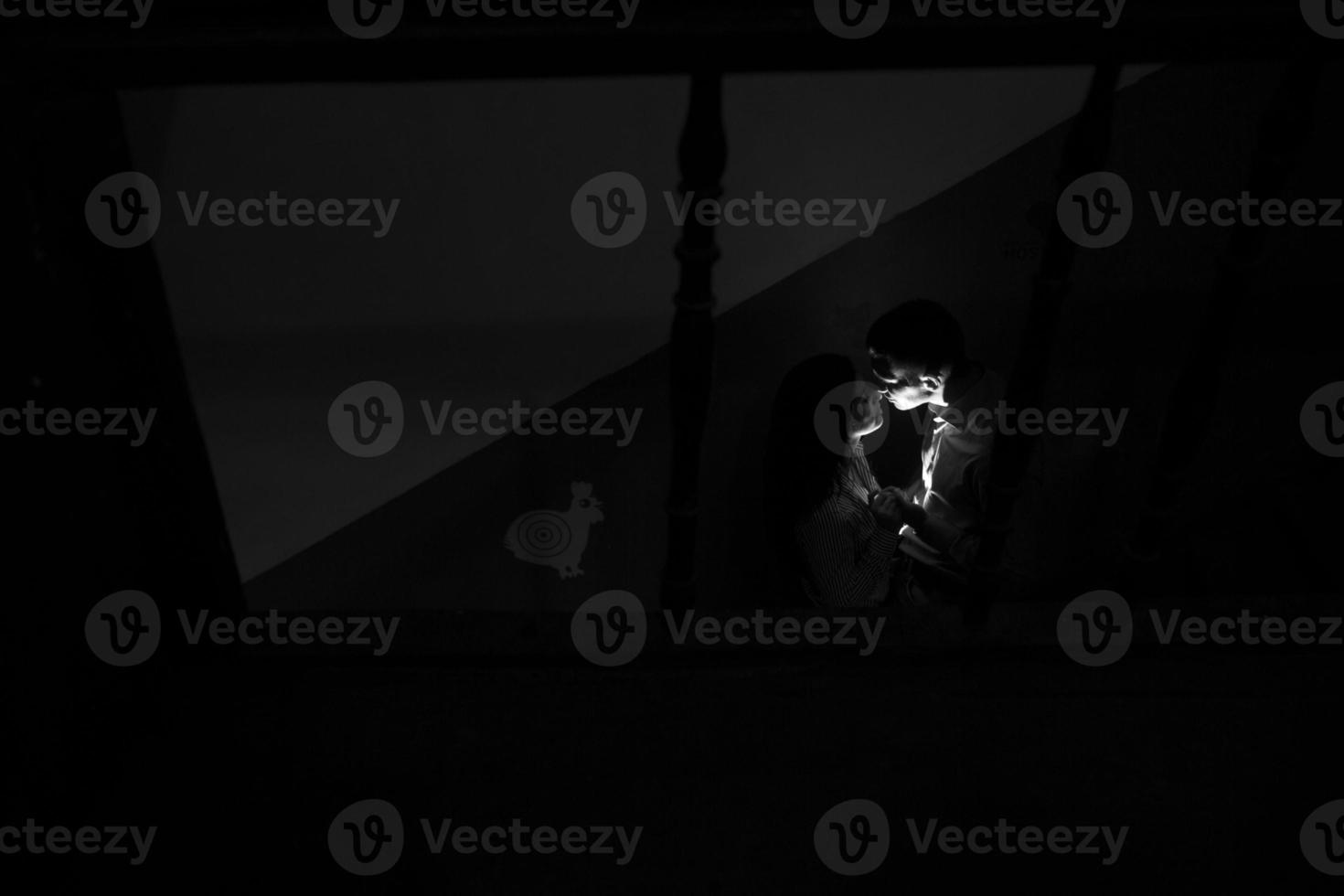 Couple together view photo