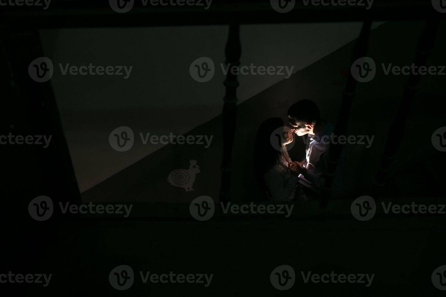Couple together view photo