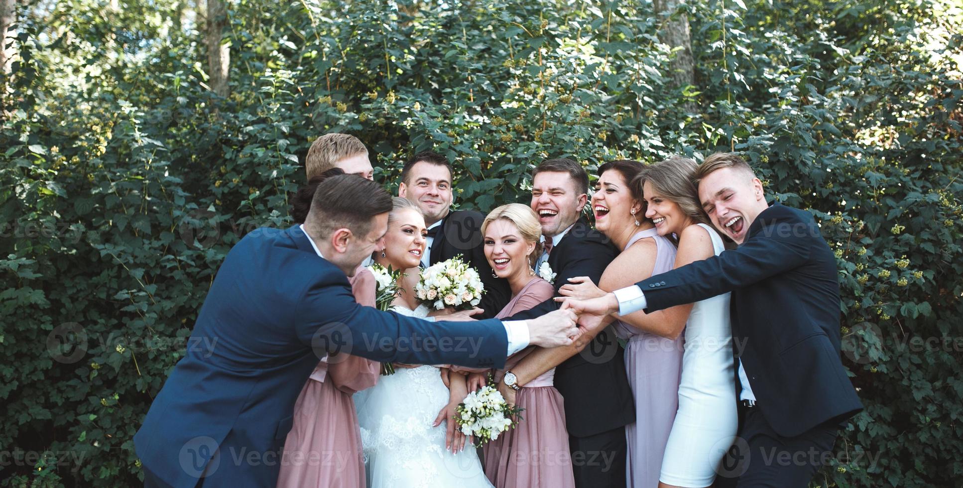 Bridal party portrait photo