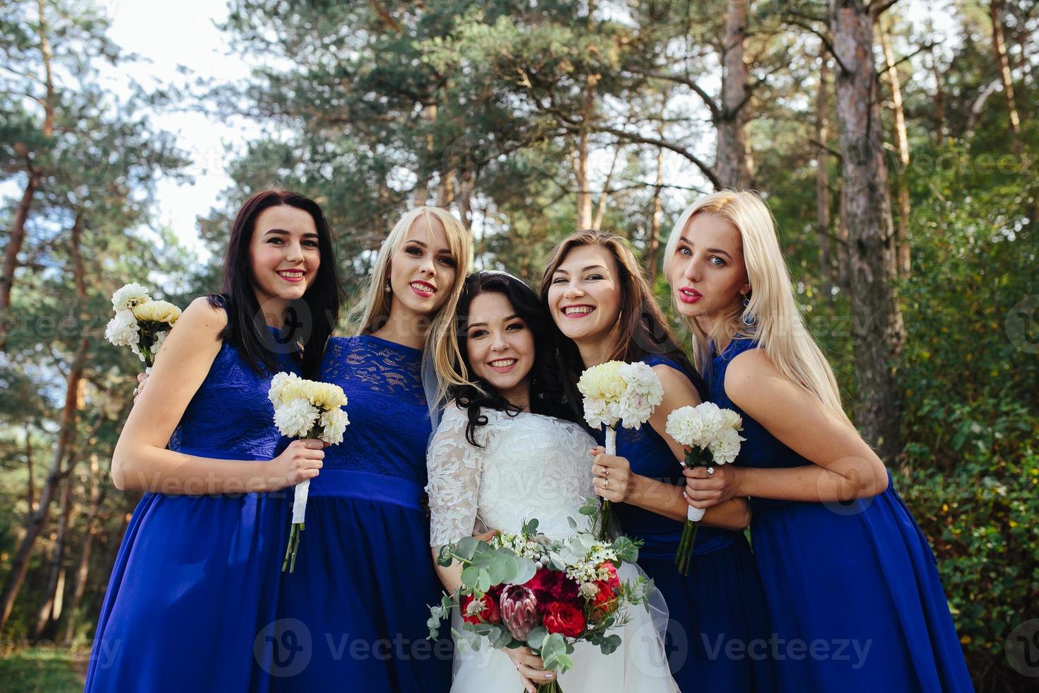 Wedding party view photo