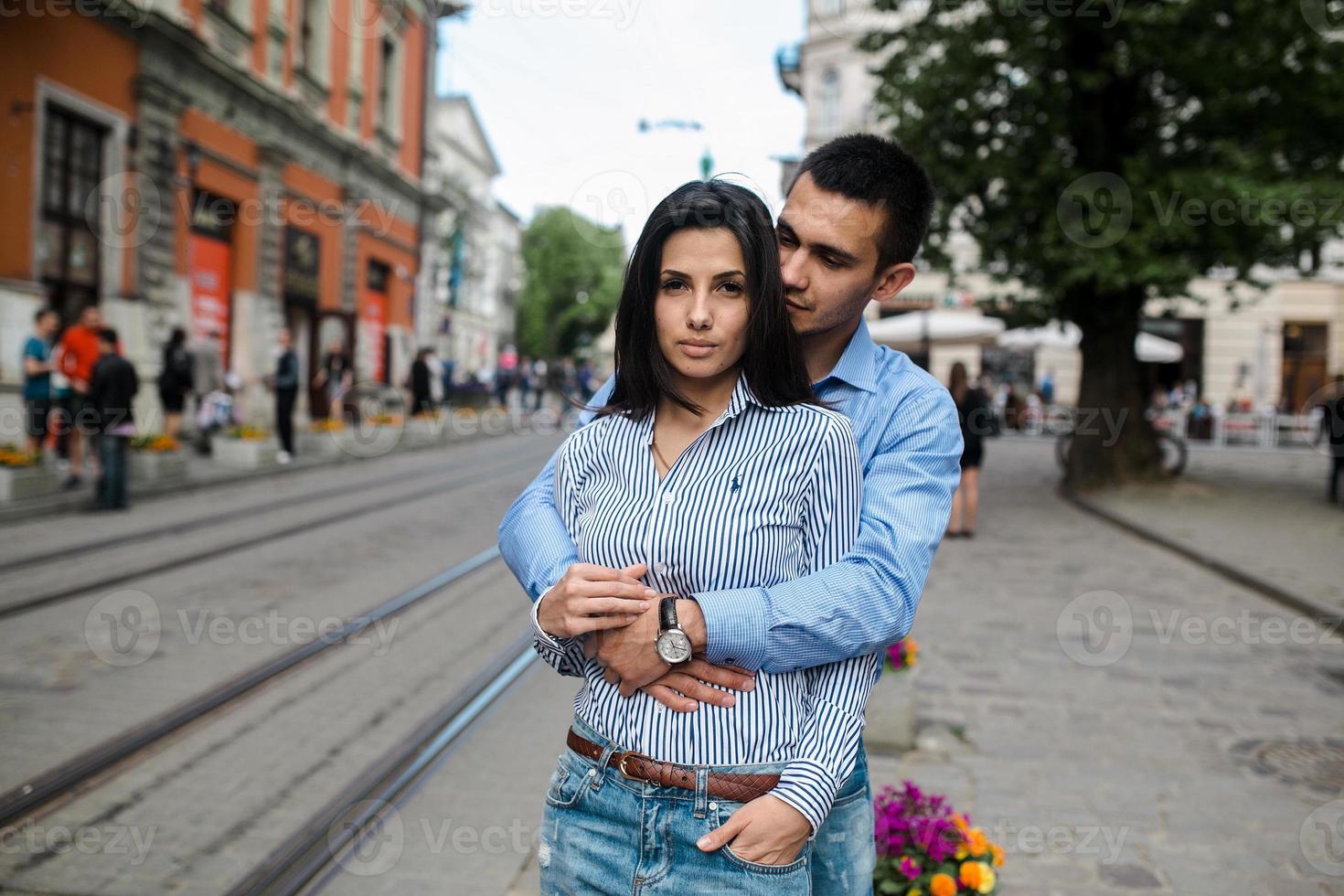 Couple together view photo