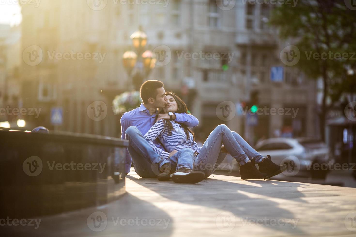 Couple together view photo