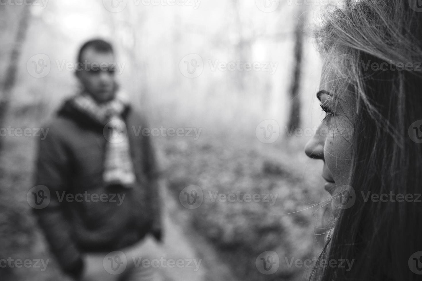 Couple outdoor portrait photo