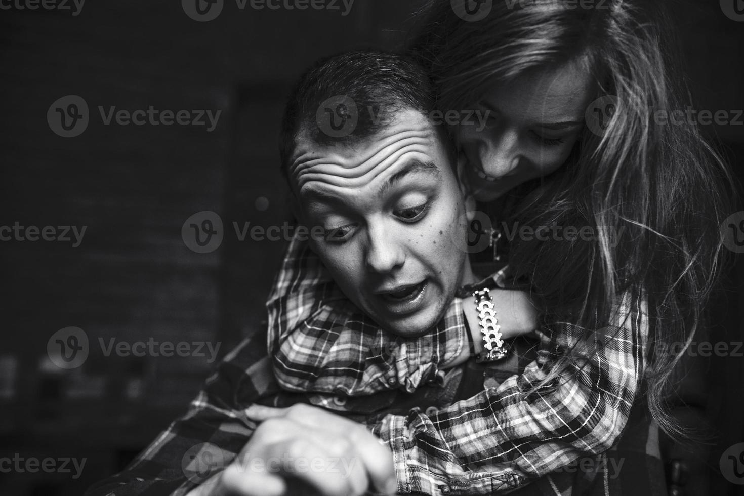 Couple together view photo