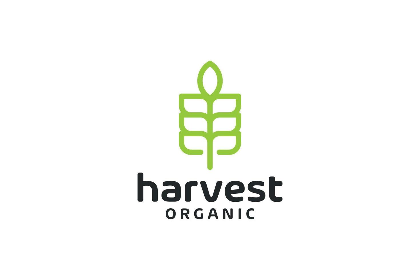 harvest farm agriculture barn logo vector design