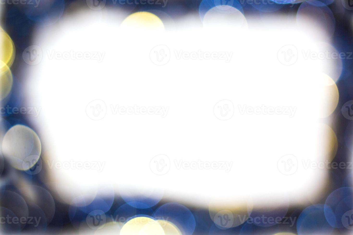 Abstract blue blurred border background for Christmas photo