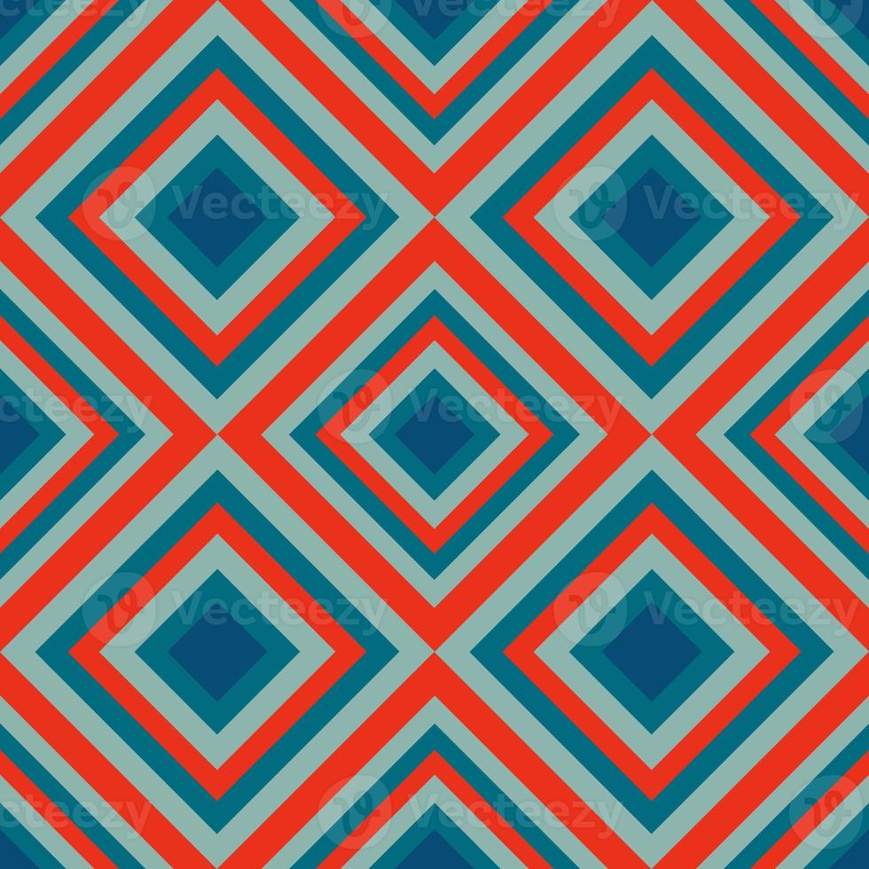 Vintage aestethic pattern with triangles in the style of the 70s and 60 photo