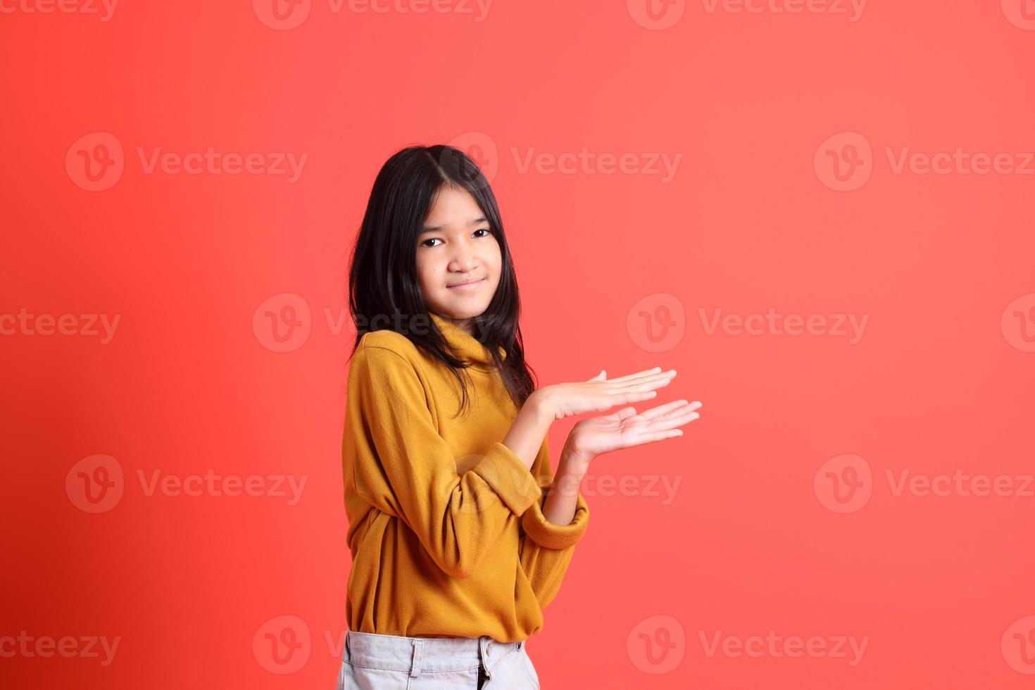 Colorful Asian Kid photo