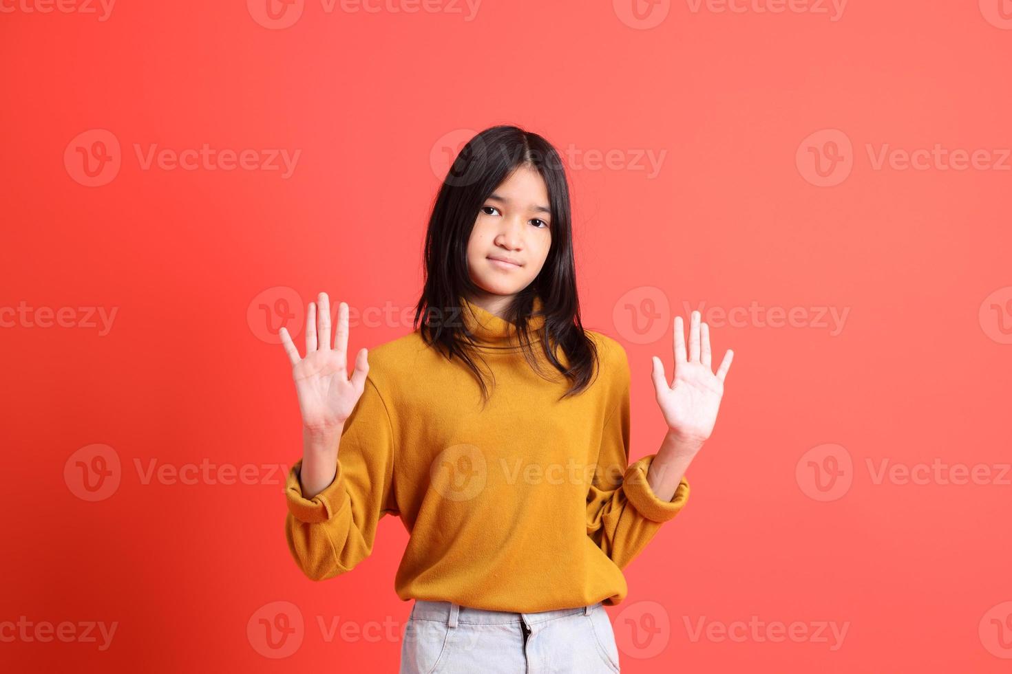 Colorful Asian Kid photo