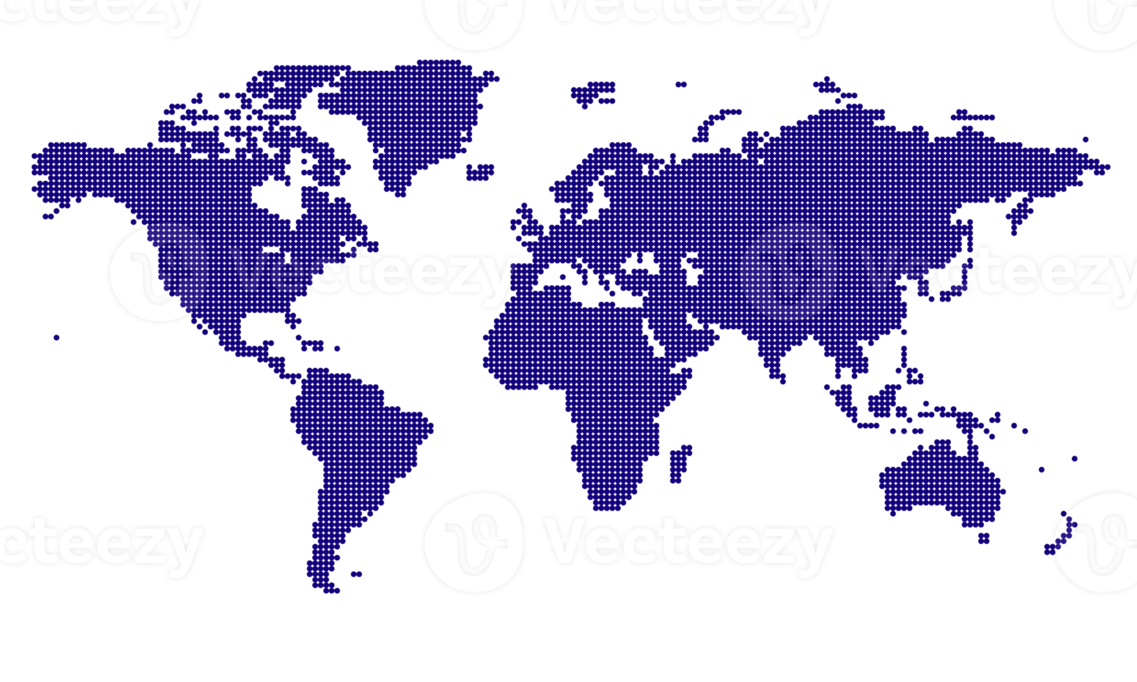 wereldkaartsjabloon met continenten, Noord- en Zuid-Amerika, Europa en Azië, Afrika en Australië png