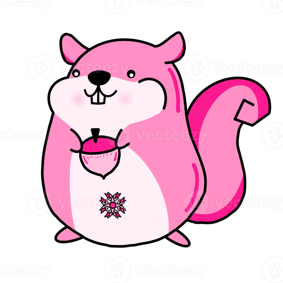 The pink squirrel png