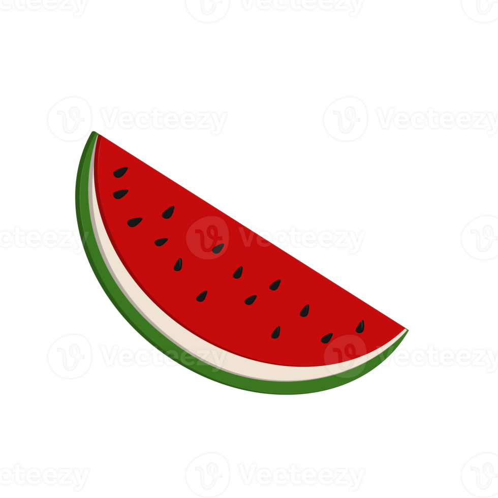 Water melon slice fruit png