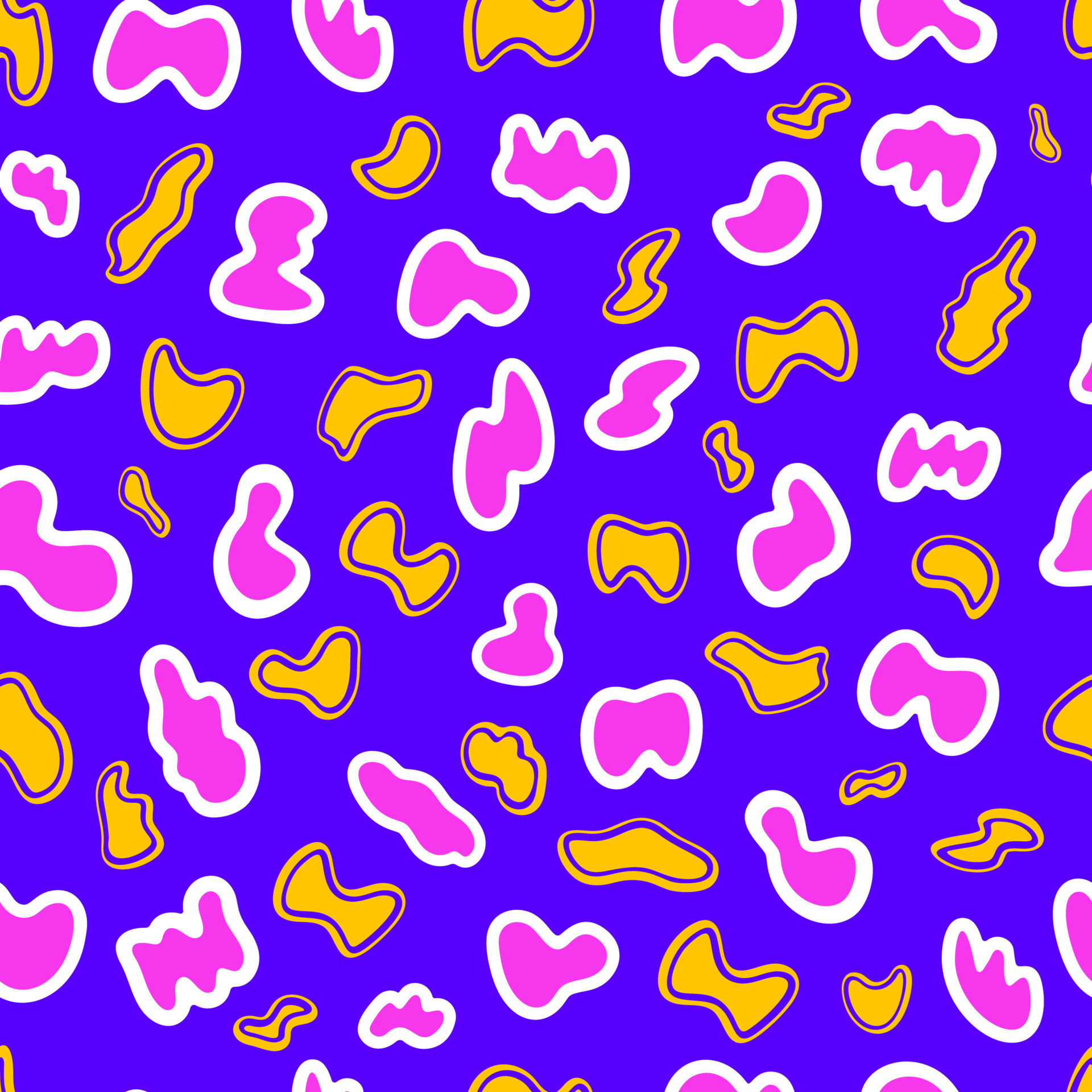 Y2K seamless pattern. Trendy graffiti psychedelic background. Ideal for