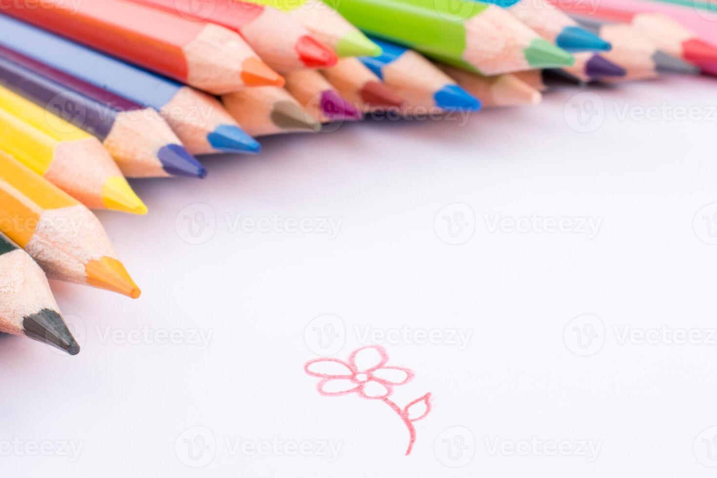 Hand drawing near pencils 12563859 Stock Photo at Vecteezy