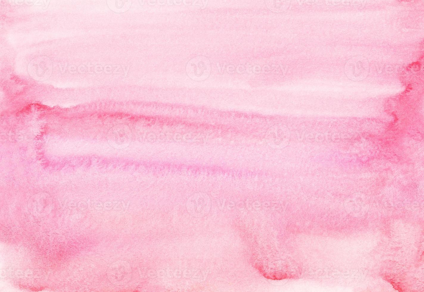 Watercolor light pink background painting. Watercolour pastel fuchsia liquid texture overlay. photo