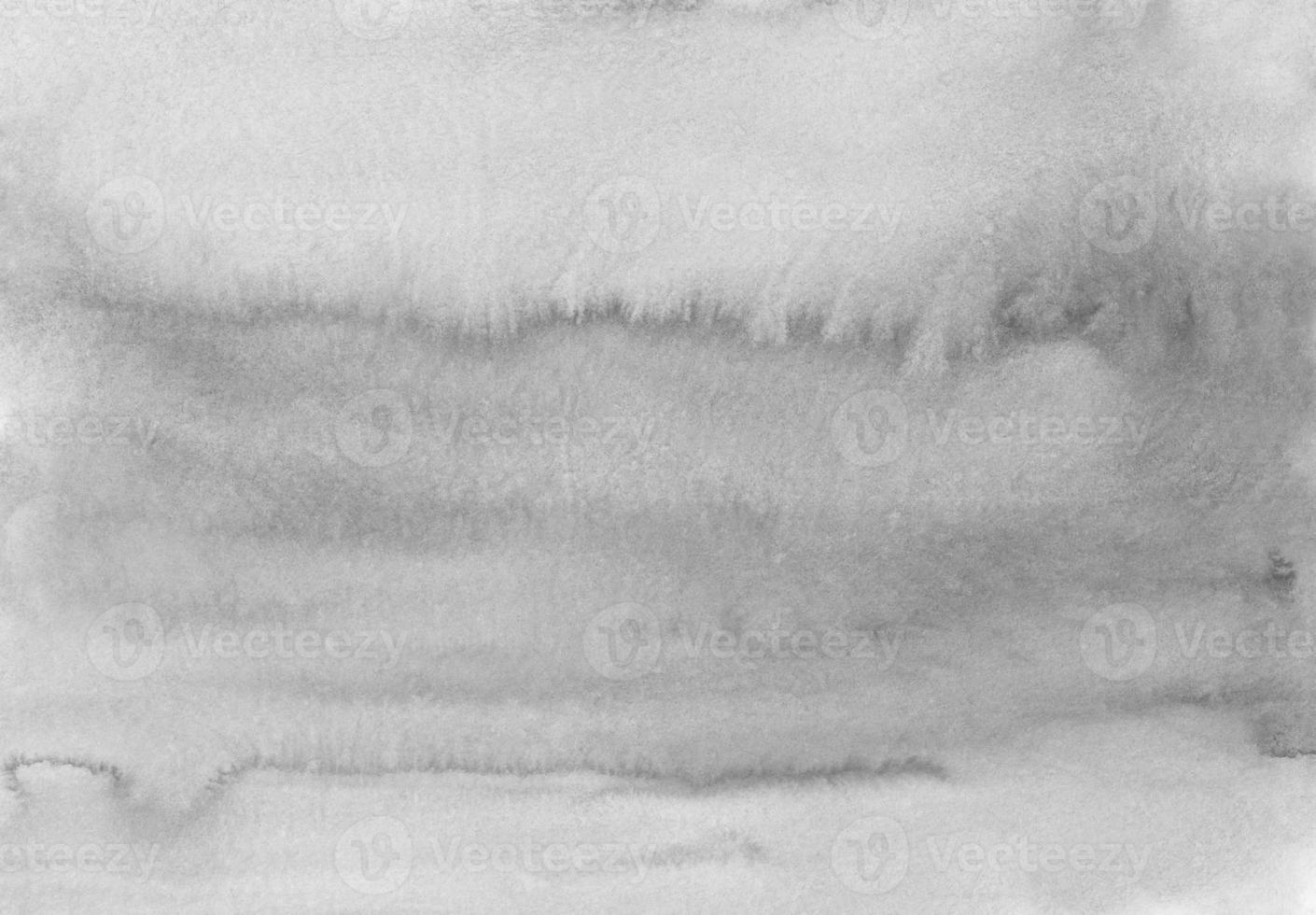 Watercolor light gray background texture. Monochrome stains on paper overlay. Abstract watercolour black and white painting. photo