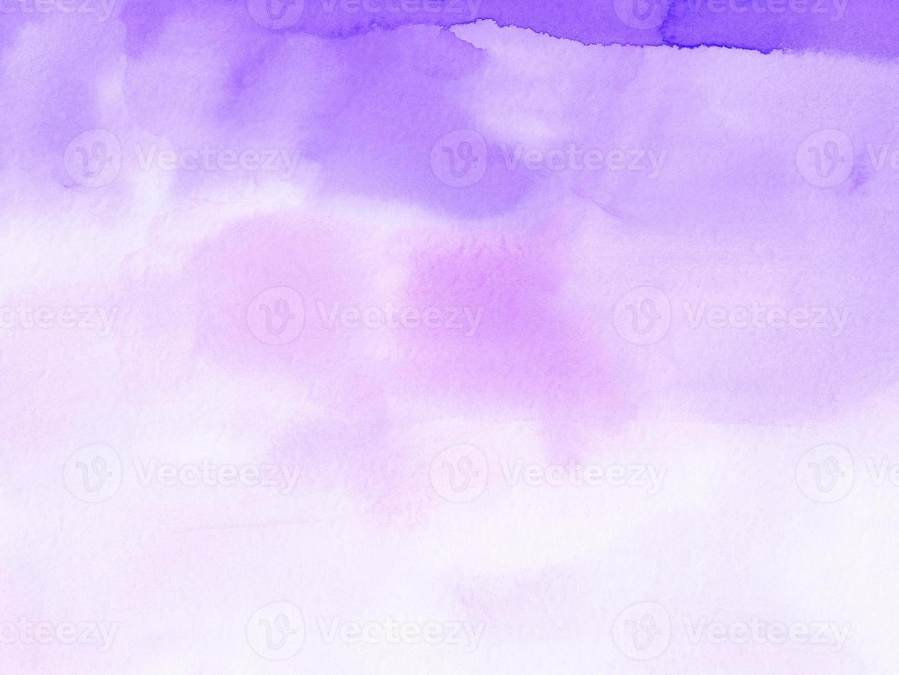 Watercolor light lavender, purple and white background texture. Brush strokes on paper. Aquarelle pastel violet and pink backdrop. photo