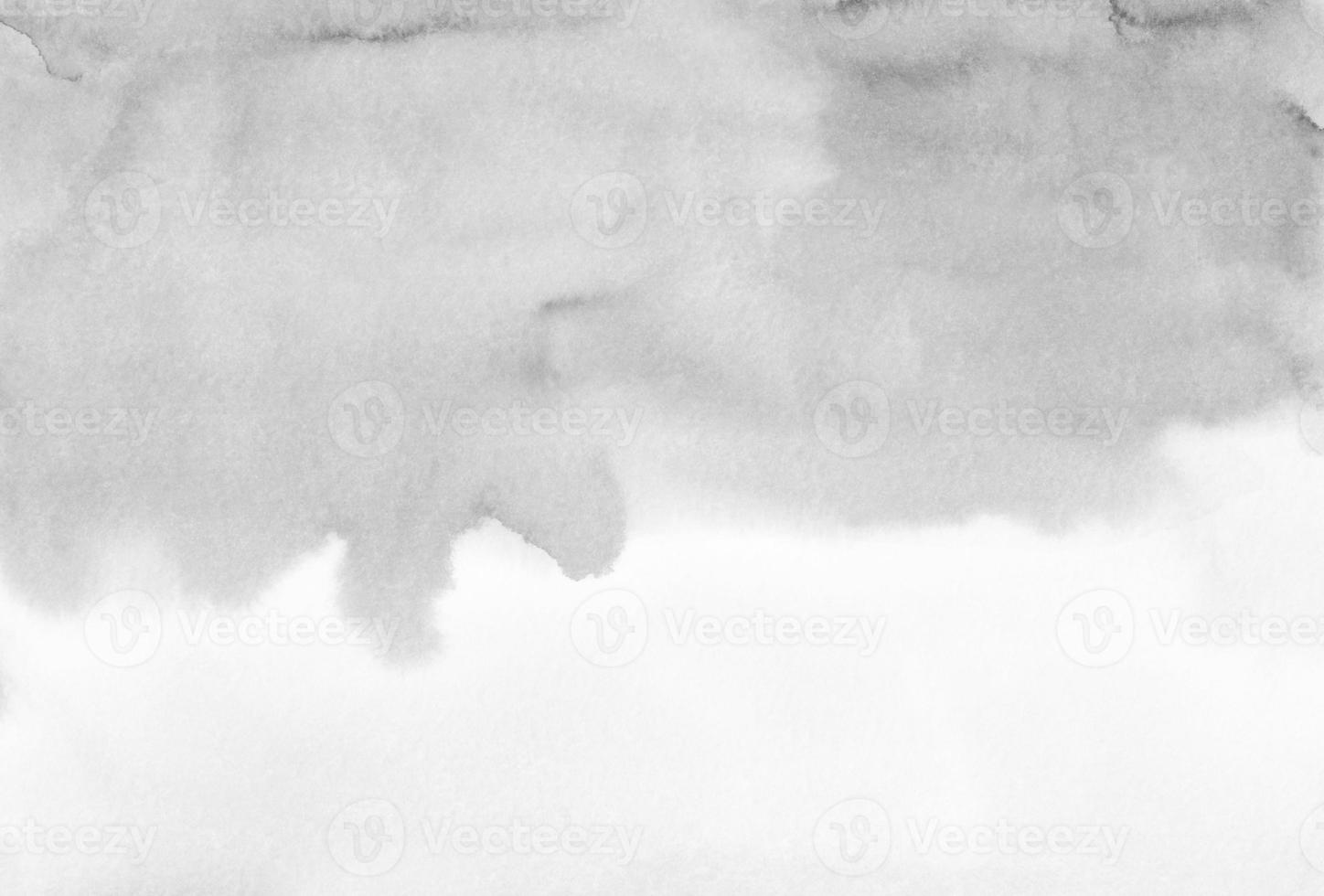 Watercolor light gray and white ombre background. Monochrome soft texture. photo