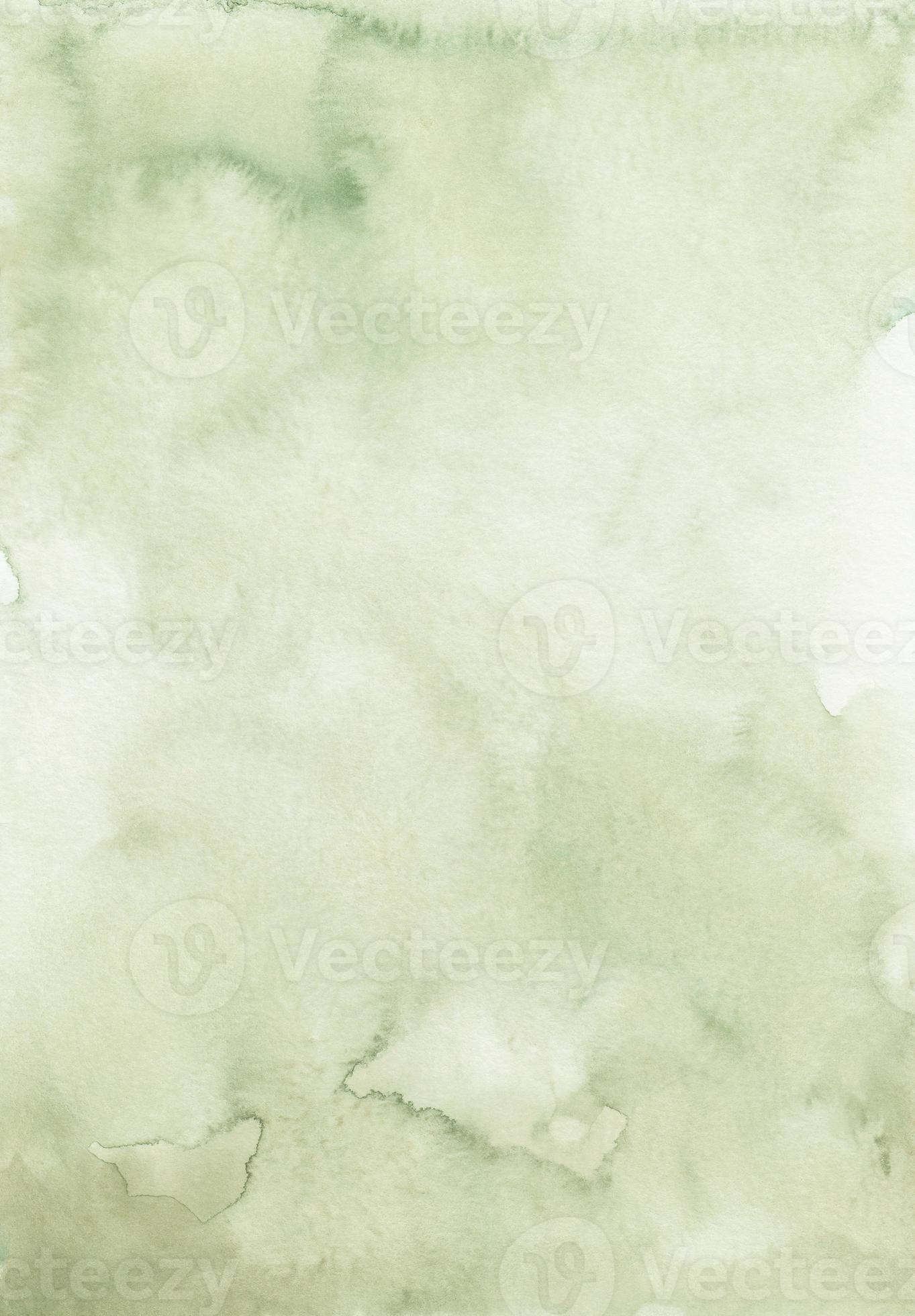 textura de fondo de acuarela verde caqui claro abstracto, pintado a