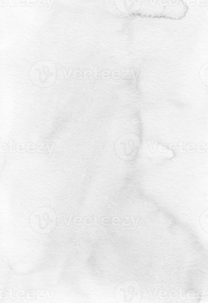 Abstract light gray watercolor background texture, hand painted. Artistic grey backdrop, stains on paper. Aquarelle black and white painting wallpaper. photo