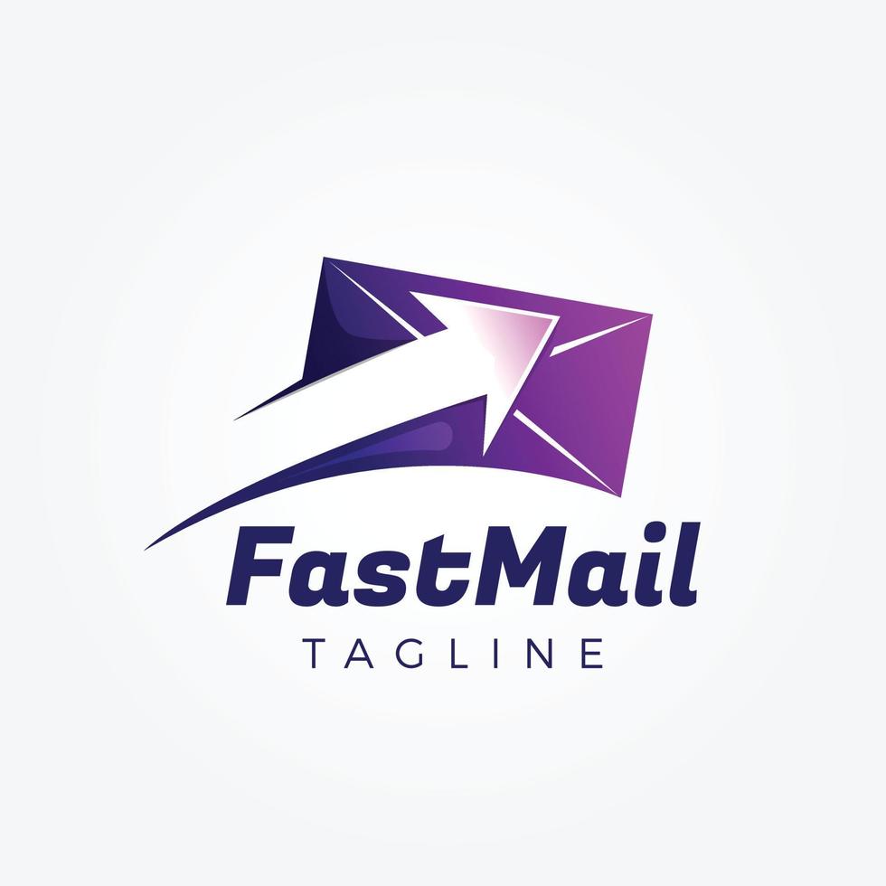 Fast Send Email Logo Sign Symbol Icon.eps vector